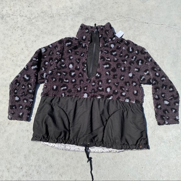 Lane Bryant LIVI Sherpa Half Zip Pullover Jacket Sweater - Picture 12 of 12